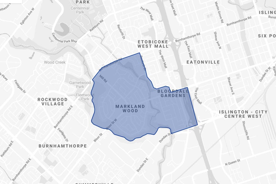 Map of Markland Wood