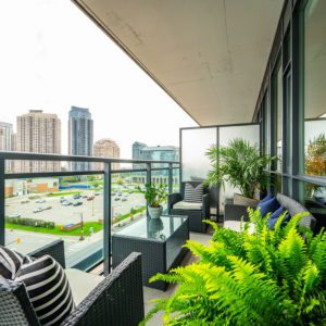 605-4070 Confederation Pkwy Mississauga Balcony